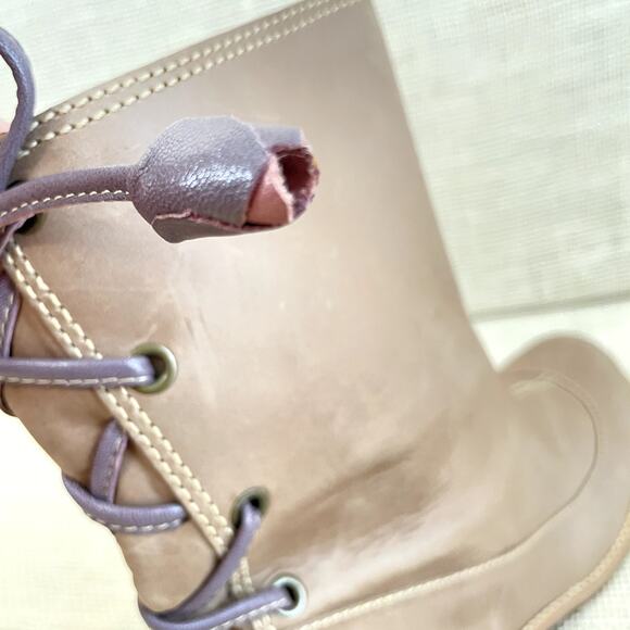 Anthropologie, Miss Albright Boots, Boho Nubuck Leather, Zip Up, Ladies 8 - Picture 8 of 10